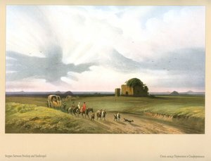 Carlo Bossoli. Steppe entre Perekop et Simferopol - Carlo Bossoli